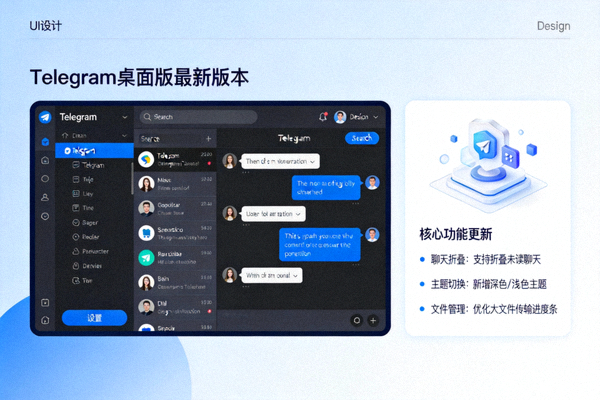 Telegram桌面版最新版本功能概览和用户界面展示